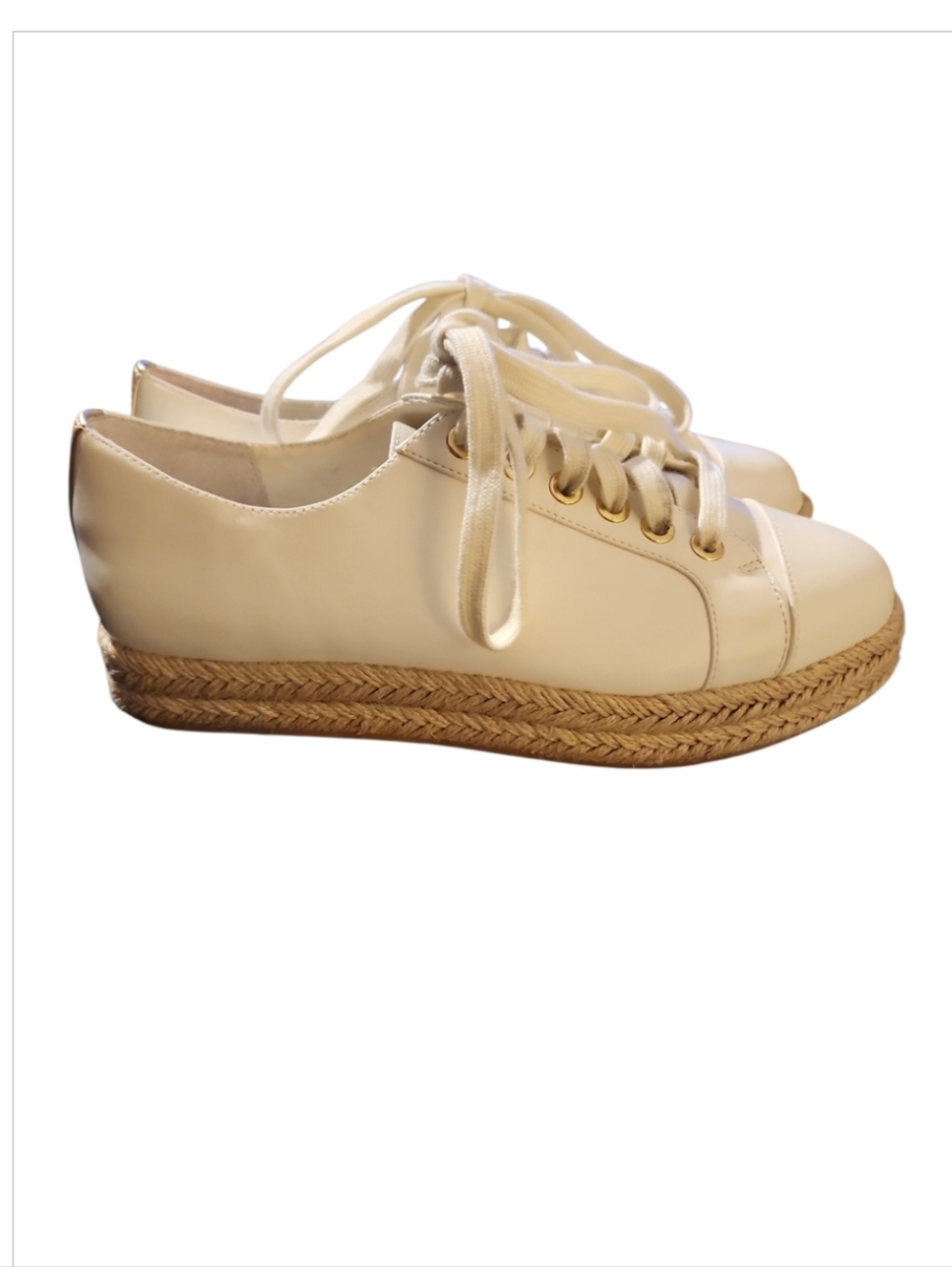 White House Black Market Kendra Amazon Lace up Espadrilles Sneakers Size 6.5 M